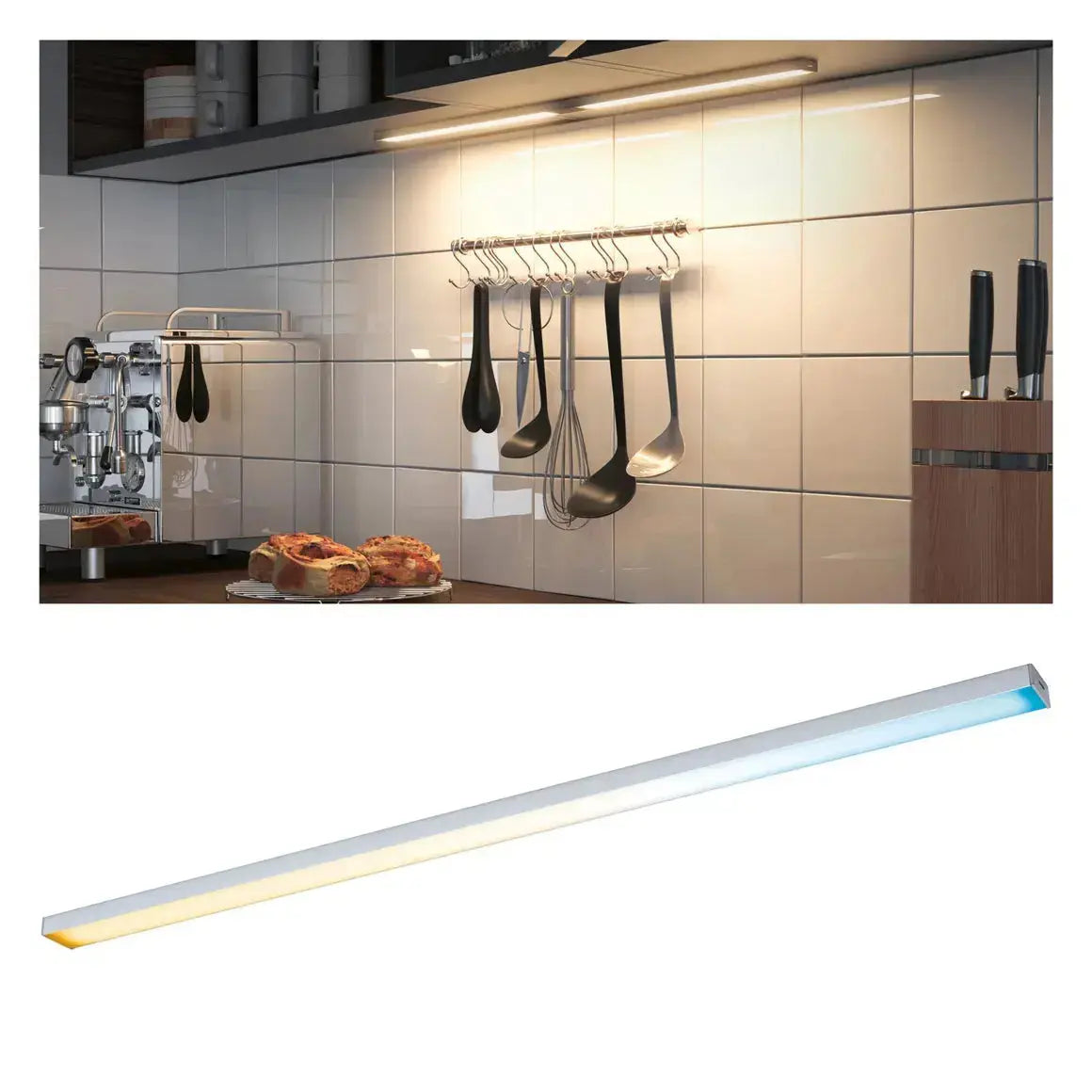 Clever Connect LED Unterbauleuchte 3,5W Chrom matt - 350mm Paulmann